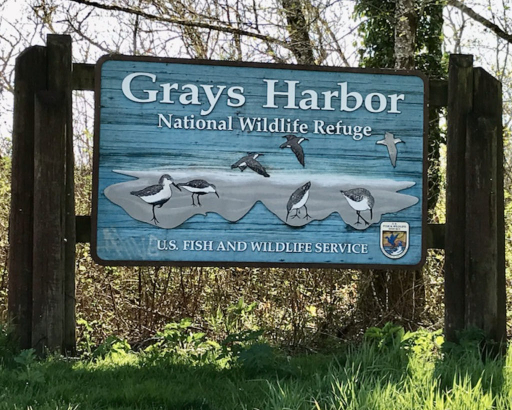 Grays Harbor National Wildlife Refuge Entry Sign